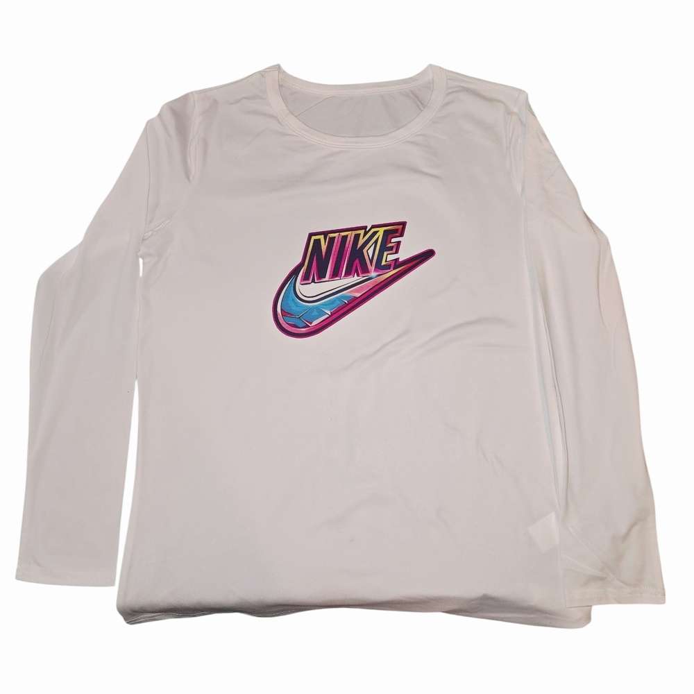 Nike White Long Sleeve Shirt